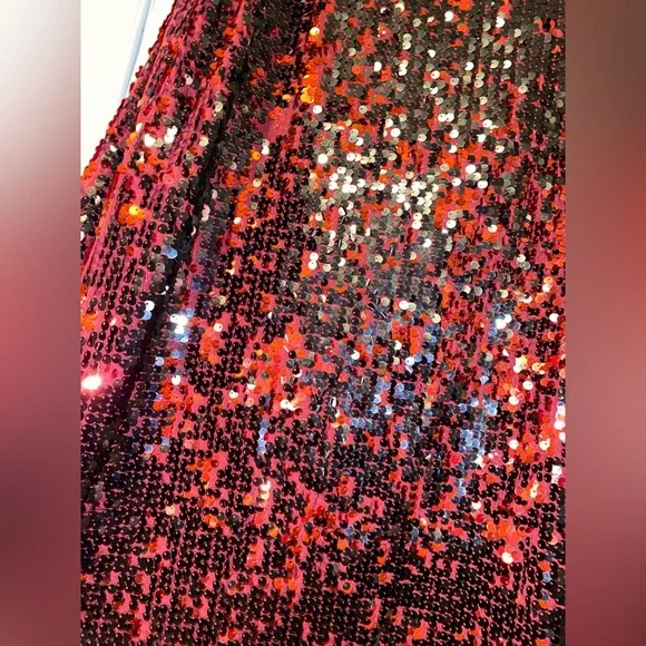 Brand: Ashley Stewart
Size: 26, PTP- 21”, Length- 42”
Color: Red & Black sequins - Picture 2 of 2